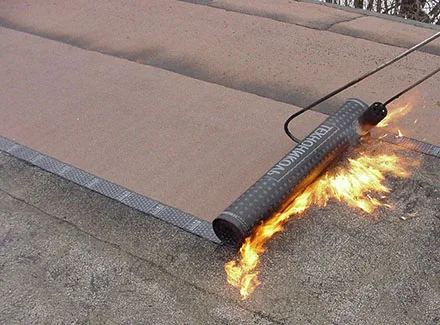 Монтаж наплавляемой кровли на плоской крыше, Беларусь