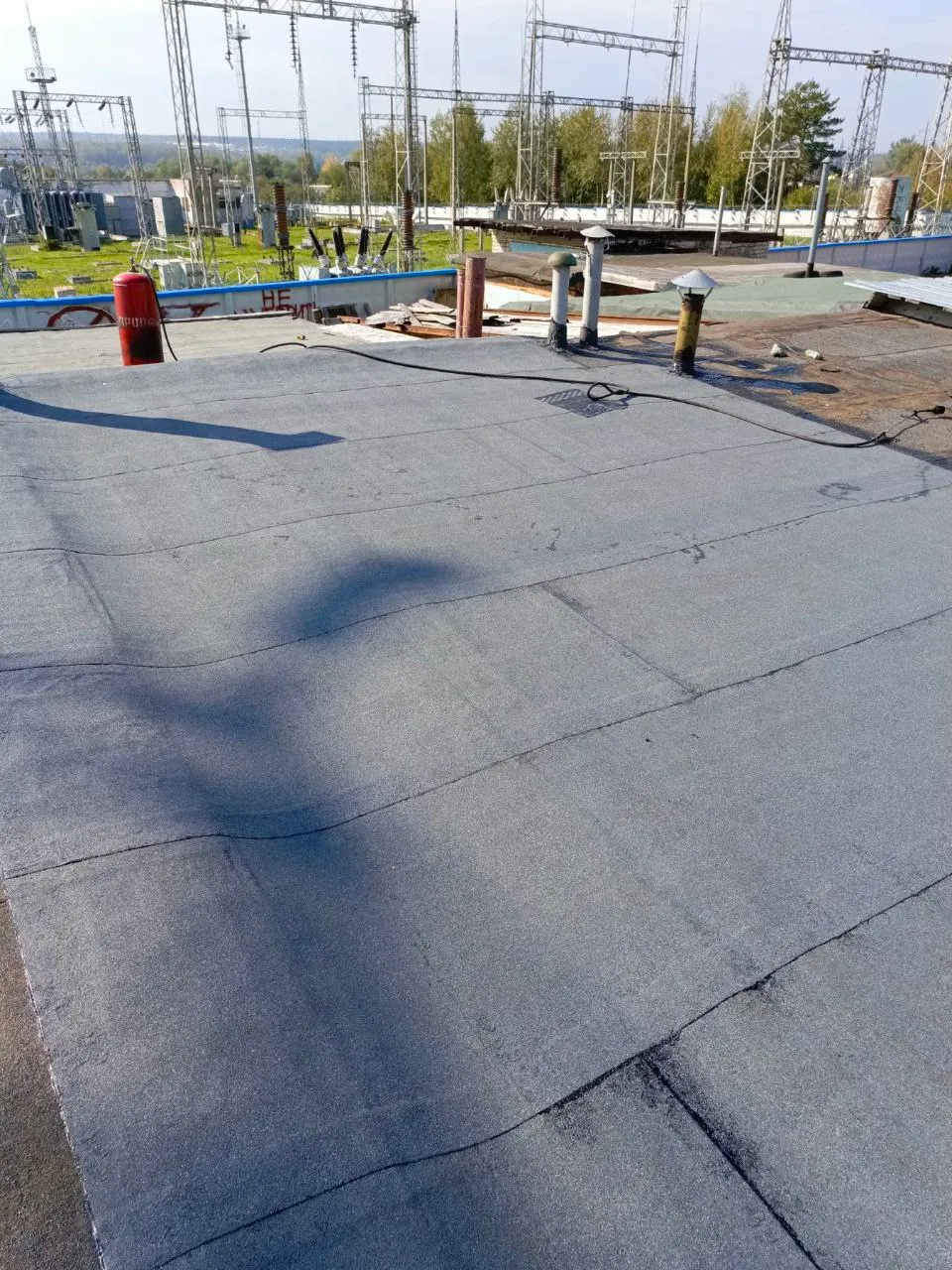 Замена наплавляемого покрытия кровли, Витебская область, Беларусь